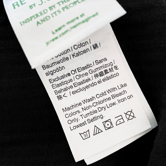 NWT J.Crew Long Sleeve Soft Gauze Garden Top - Black | XS - Picture 7 of 7